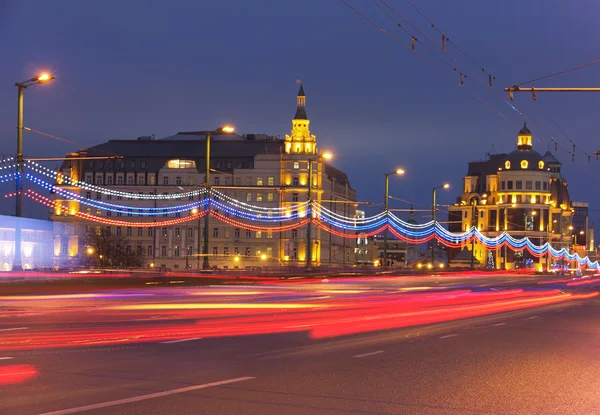 莫斯科地标桥 — 图库照片