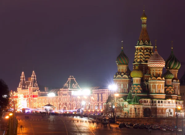 Moskauer Kathedrale am Roten Platz — Stockfoto