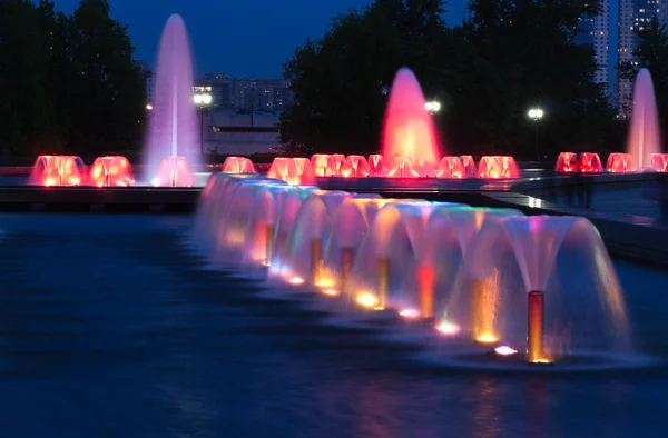 Moskva fontäner landmark — Stockfoto