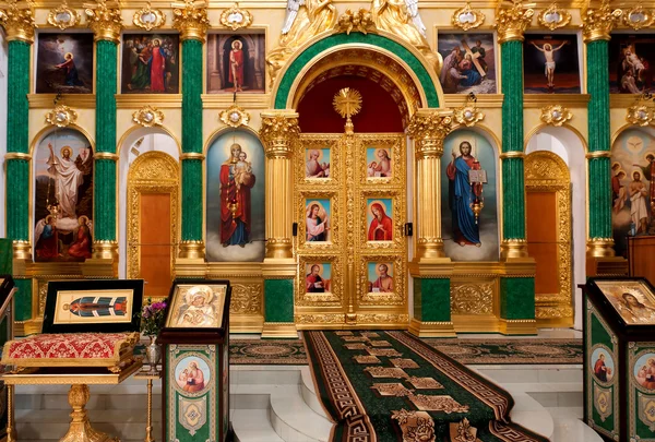 Orthodox church interior — Stock Photo, Image