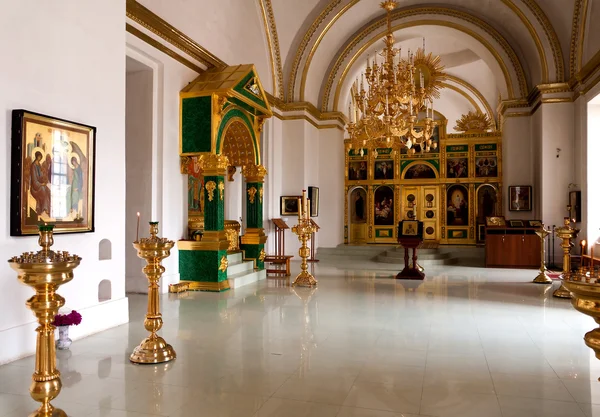 Russian church interior — Stock Photo, Image