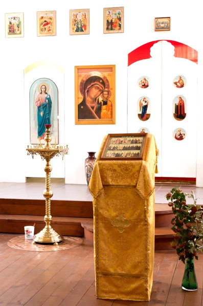 Iglesia cristiana interior — Foto de Stock