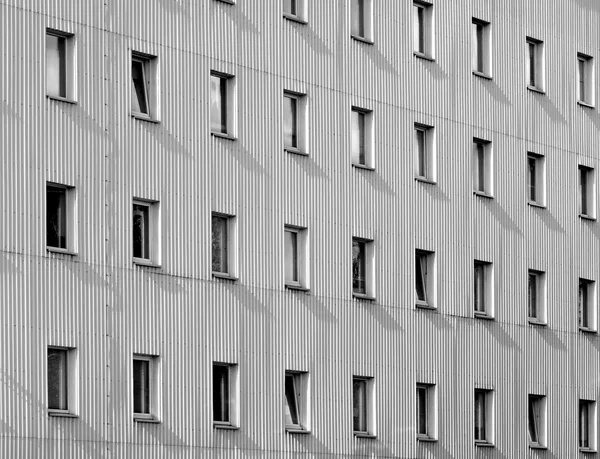 Janelas de fachada — Fotografia de Stock