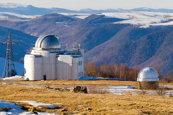 Astronomy observatory mountains — Stock Photo, Image