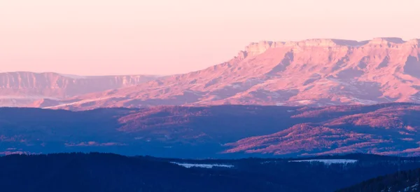 Aerial view mountains — Stock Photo, Image