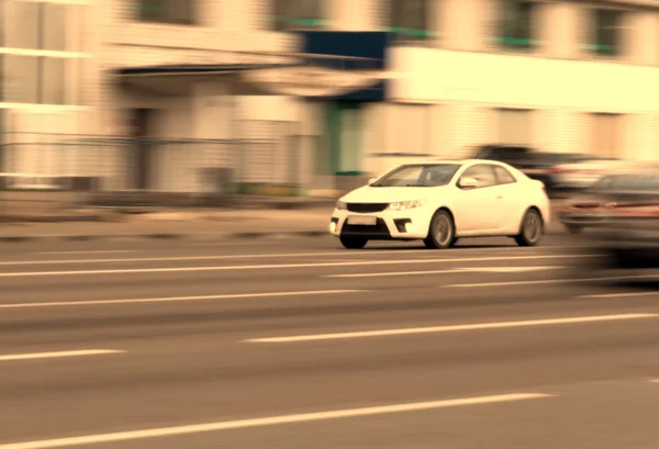 Car street traffic motion — Stock Photo, Image