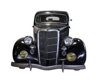 retro Siyah araba