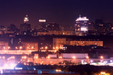 Moskova panorama alacakaranlık