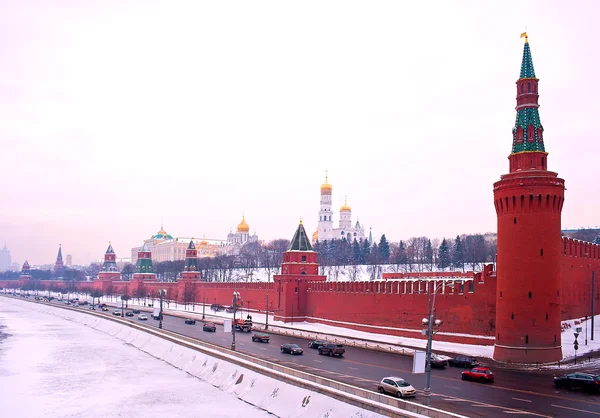 Moscou hiver Kremlin — Photo