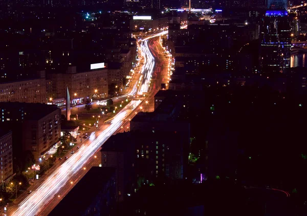 Moskova şehir gece