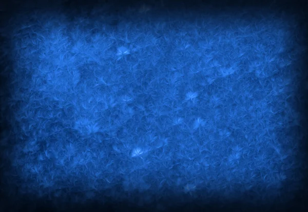 Hoarfrost buz mavi arka plan — Stok fotoğraf
