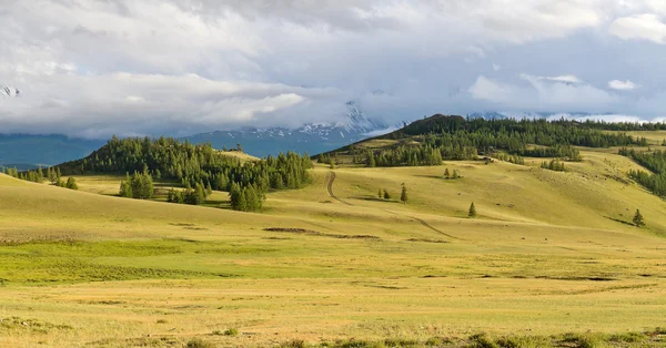 Mountains steppe panorama — Stock Photo, Image