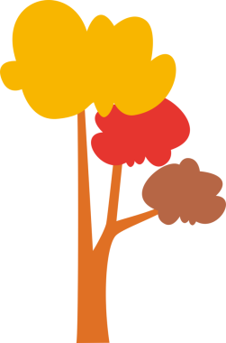 Renkli ağaç, bitki, yaprak (1)