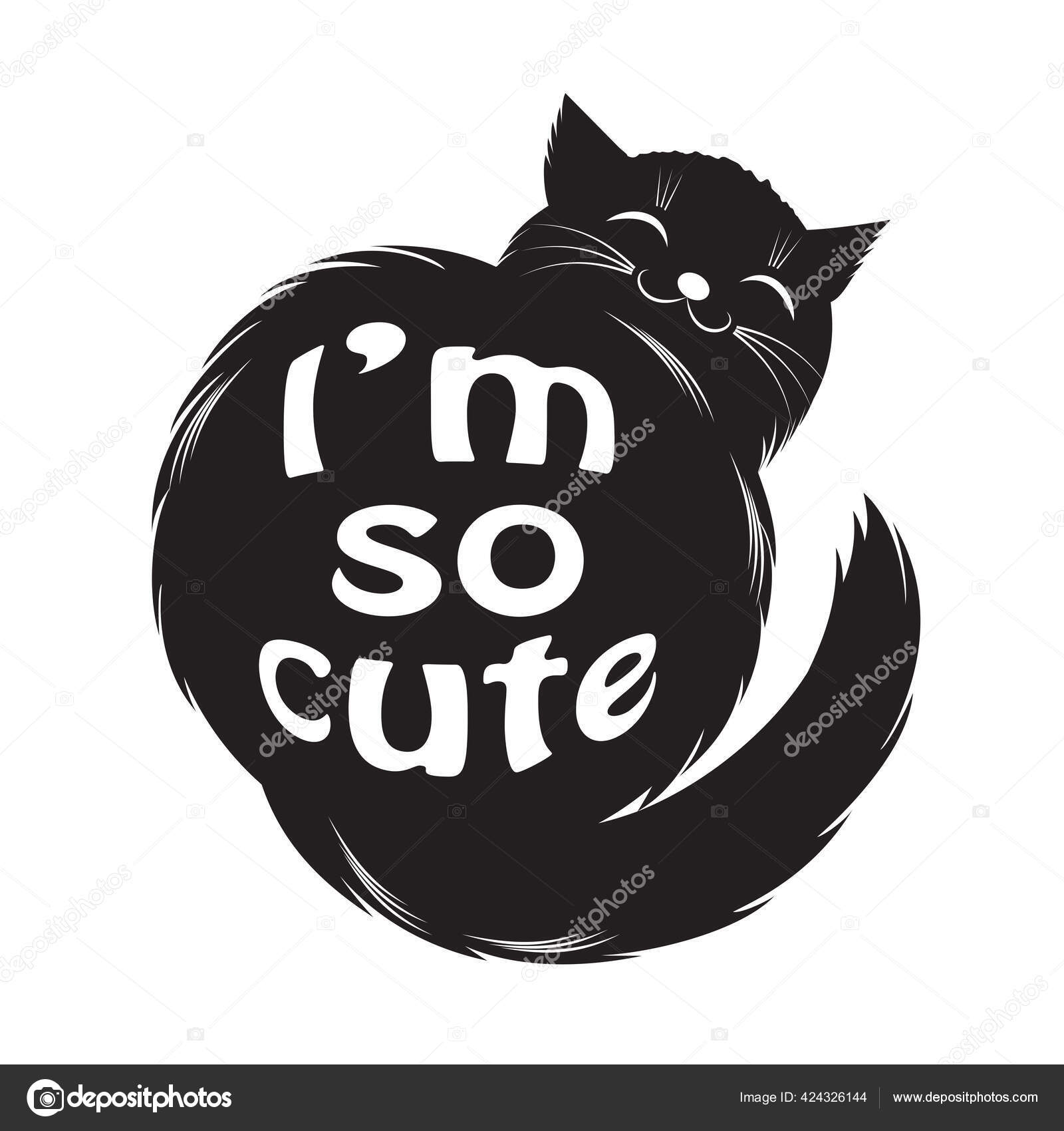 Kawaii Chubby Cat Bonito Dos Desenhos Animados Gatinho Gordo De