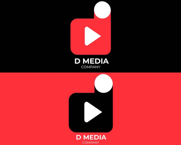 Creative D Letter Vector Logo Şablon İllüstrasyon Tasarımı, D Logo İş simgesi Tasarımı, Markalaşma için Güzel Minimalist Logotype Tasarımı, Zarif Kimlik Tasarımı.
