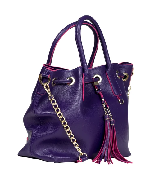Stylish female leather bag — Stock Photo, Image