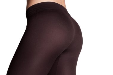 sıkı tayt beyaz arka plan güzel kadın götten