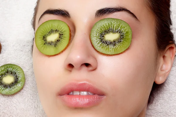 Natürliche hausgemachte Früchte Gesichtsmasken — Stockfoto