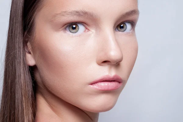 Belleza Mujer cara Retrato — Foto de Stock