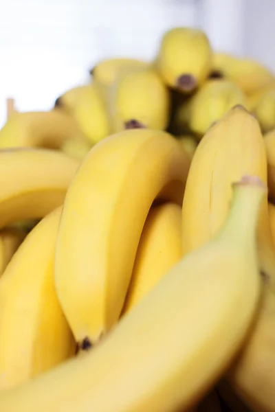 Bunch of bananas on boxes — Stock Photo, Image