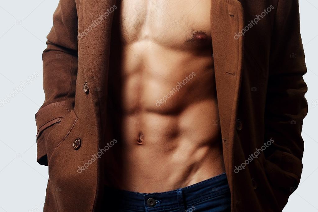 Muscular male torso