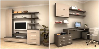 ev iş istasyonu ve tv dizi