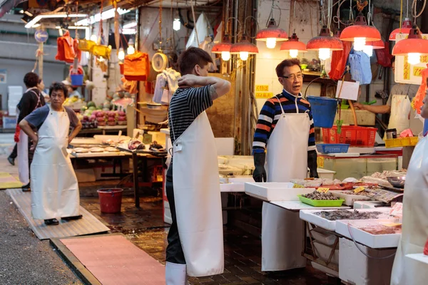 Traditionella asiatiska marknaden — Stockfoto