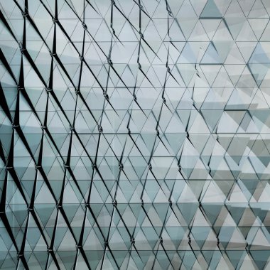 3D illüstrasyon soyut mimari desen