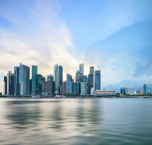 Vista do horizonte central de Singapura — Fotografia de Stock