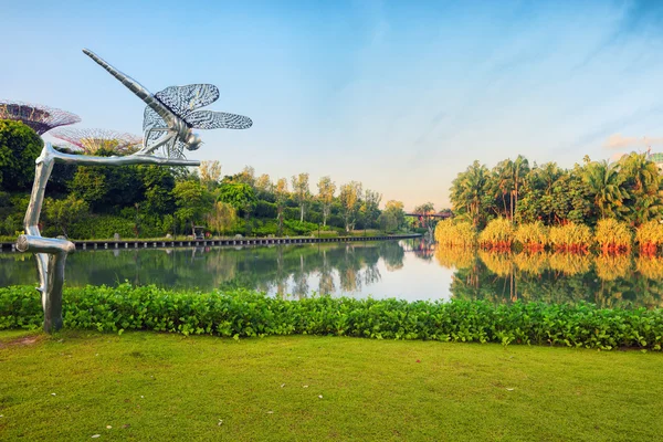 Utsikt över Singapore park — Stockfoto