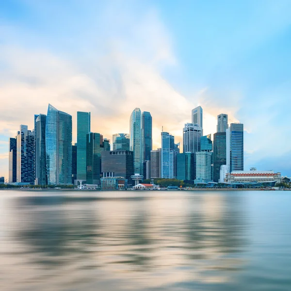 View of central Singapore skyline — Stock Photo, Image