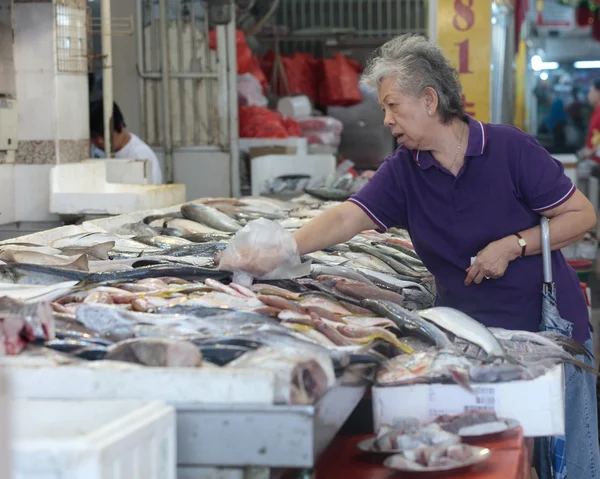 Mercado asiático tradicional —  Fotos de Stock