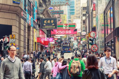 Hong Kong 'un işlek sokakları