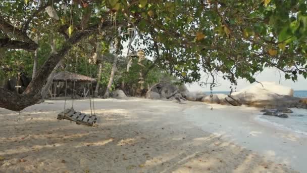 タイでアジアの熱帯ビーチ パラダイス — ストック動画