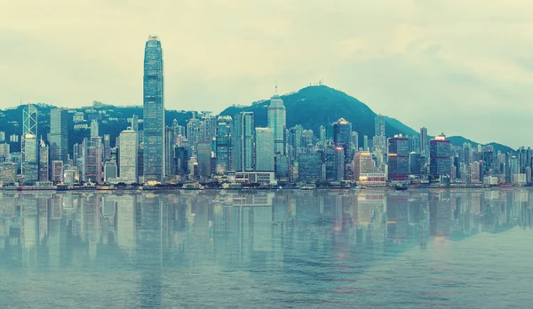 Panorama van centrale Hong Kong — Stockfoto