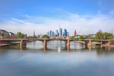 Modern Frankfurt am Main, Almanya'nın manzarası