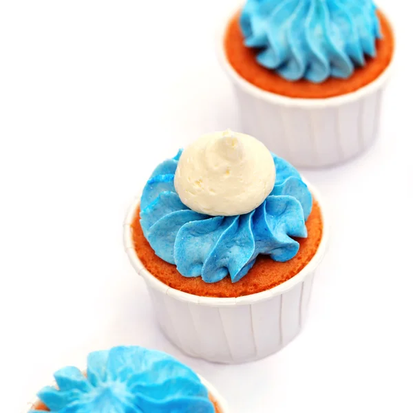 Édes ünnep svédasztalos cupcakes közelről — Stock Fotó
