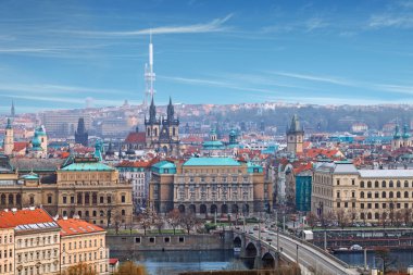 Prag bakış açısı Panoraması Nehri
