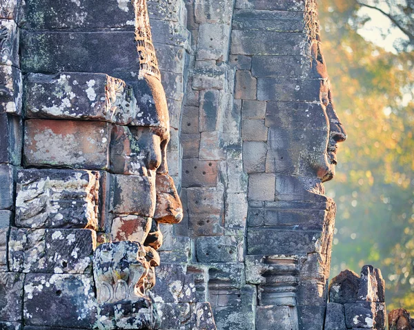 Bayon templet staty, Angkor, Siem Reap, Kambodja — Stockfoto