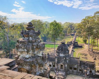 Baphuon tapınak Phimeanakas kapısı, Angkor, Kamboçya