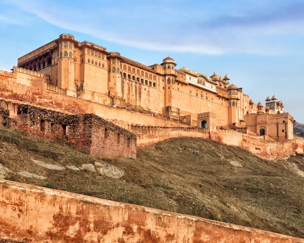 Görünüm, amber fort, jaipur, Hindistan — Stok fotoğraf