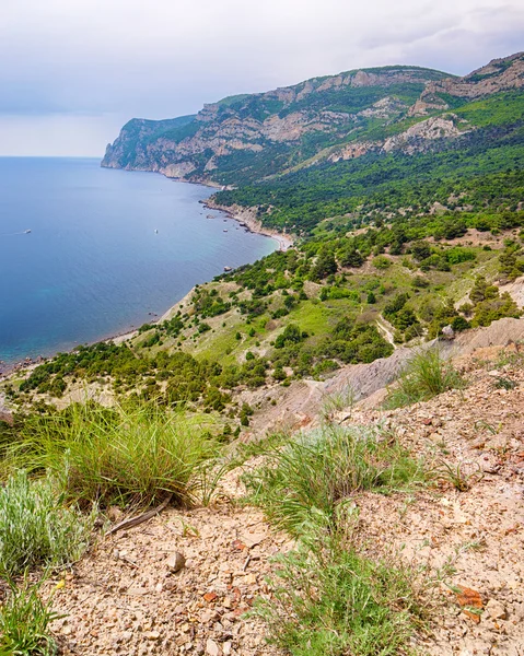 El paisaje rocoso de la Crimea, Ucrania — Foto de Stock