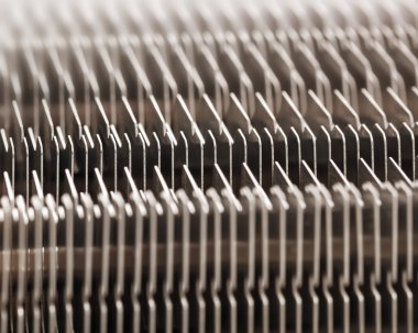 PC cooler abstract shot