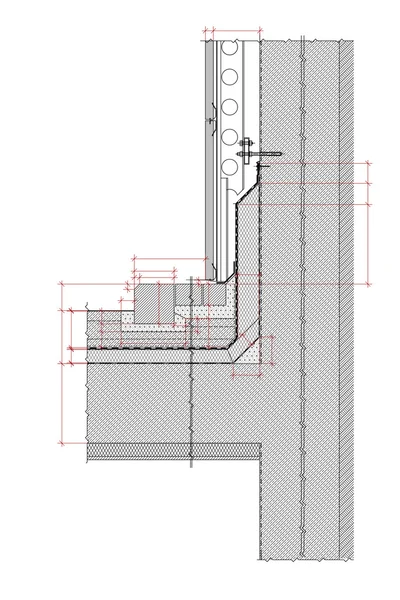 Structural drawing — Stock Photo, Image