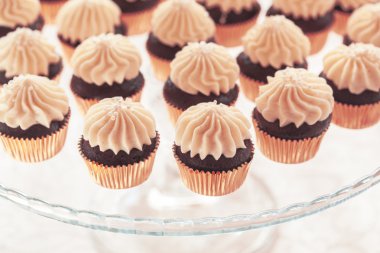 Fincan kek yakın çekim 