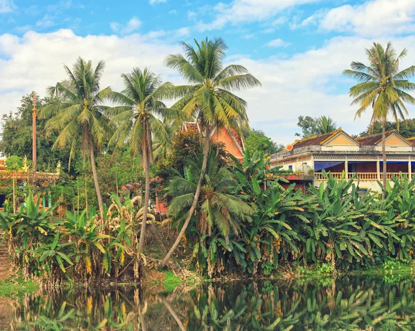 Paisaje tropical asiático — Foto de Stock