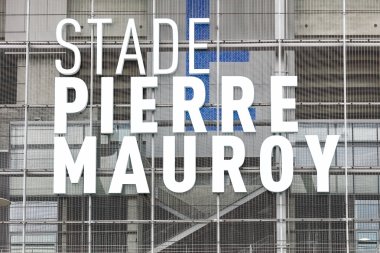 Yeni Pierre Mauroy Futbol Stadyumu görünümünü yakın çekim