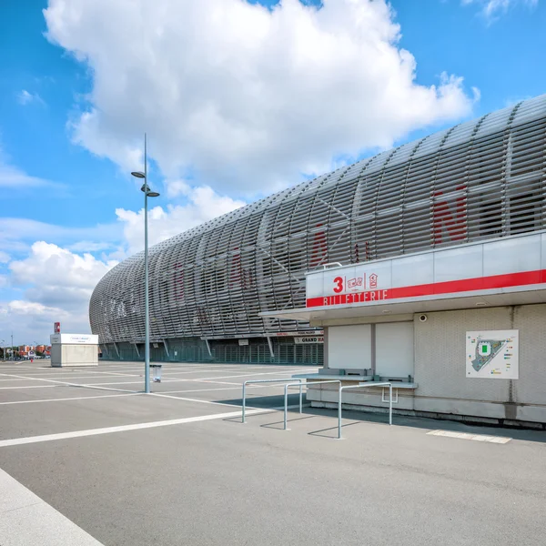 View of new Pierre Mauroy football stadium ticket office