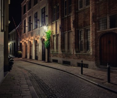 Bruges gece görünümü 