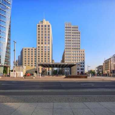 Berlin, Almanya - 29 Ağustos 2015: Potsdamer platz